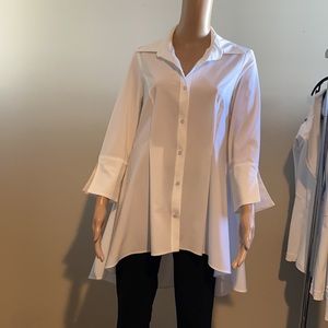 Joseph Ribkoff white Blouse/Shirt Size 4